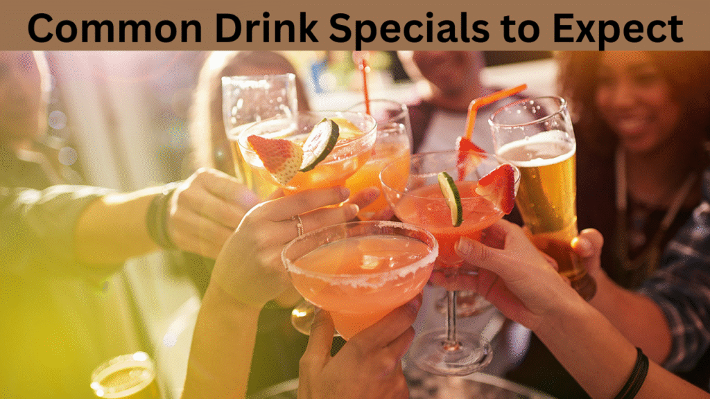 Common Drink Specials to Expect
