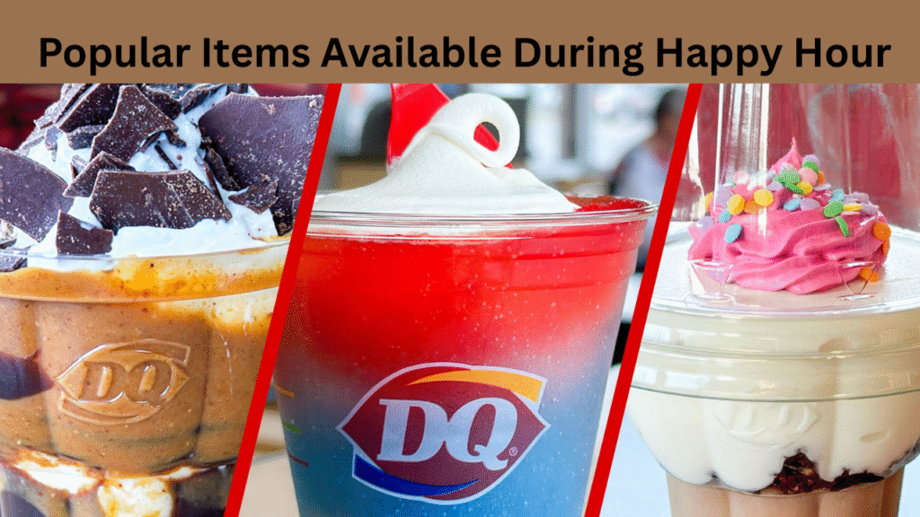 Popular Items Available During Happy Hour