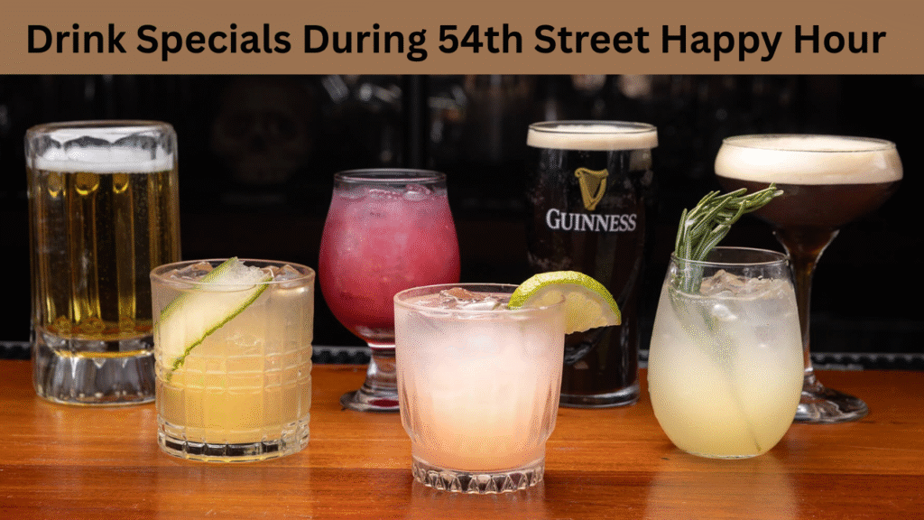 Drink Specials During 54th Street Happy Hour