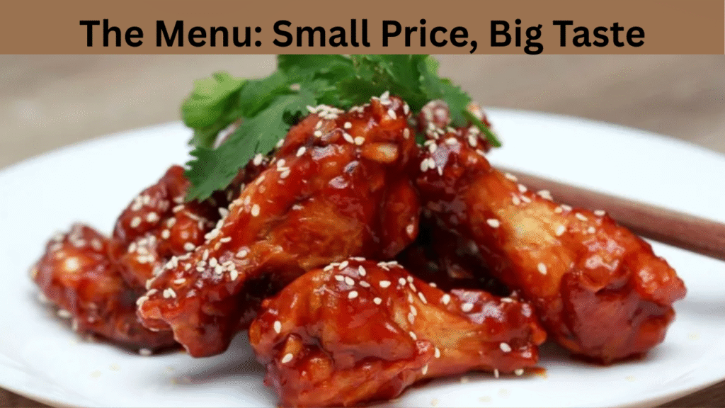 The Menu Small Price, Big Taste
