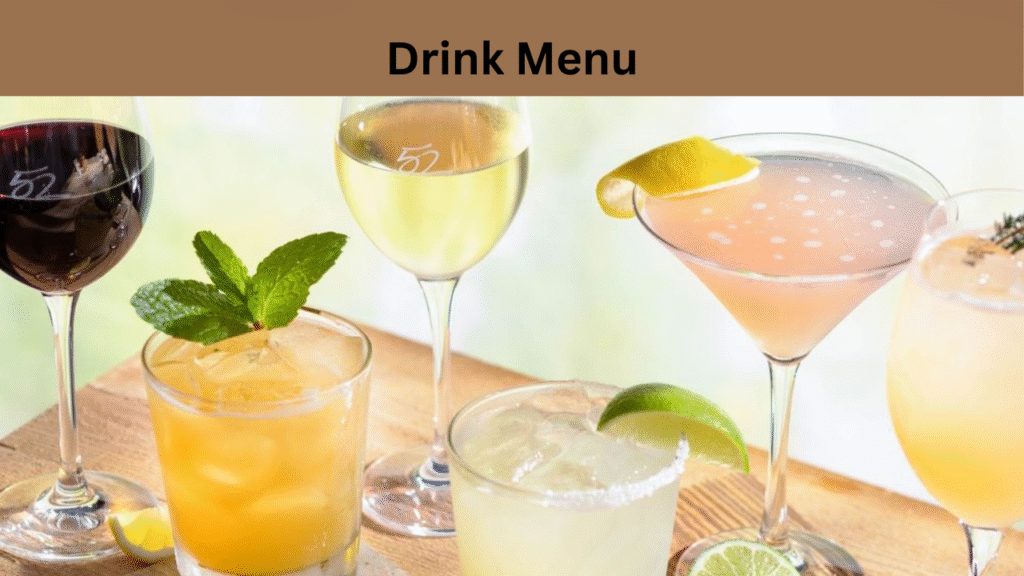 Drink Menu