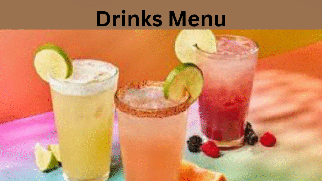 Drinks Menu