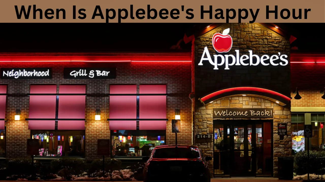 When Is Applebee's Happy Hour