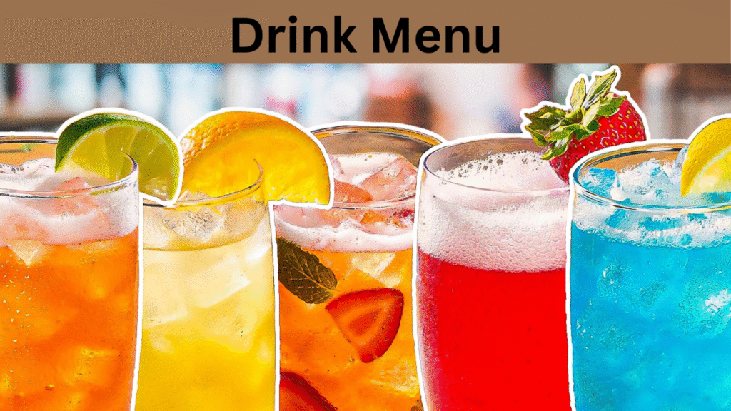 Drink Menu