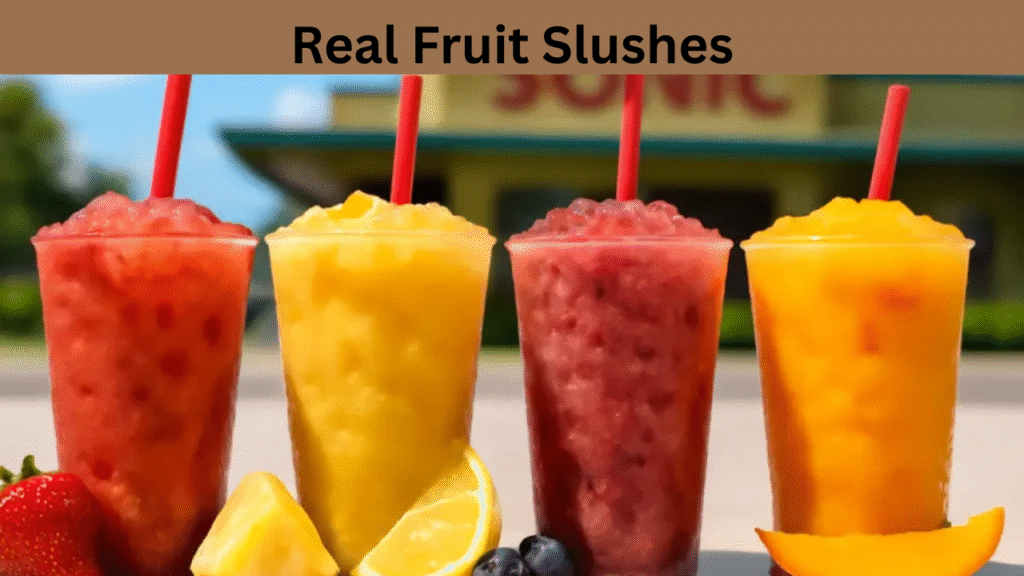 Real Fruit Slushes
