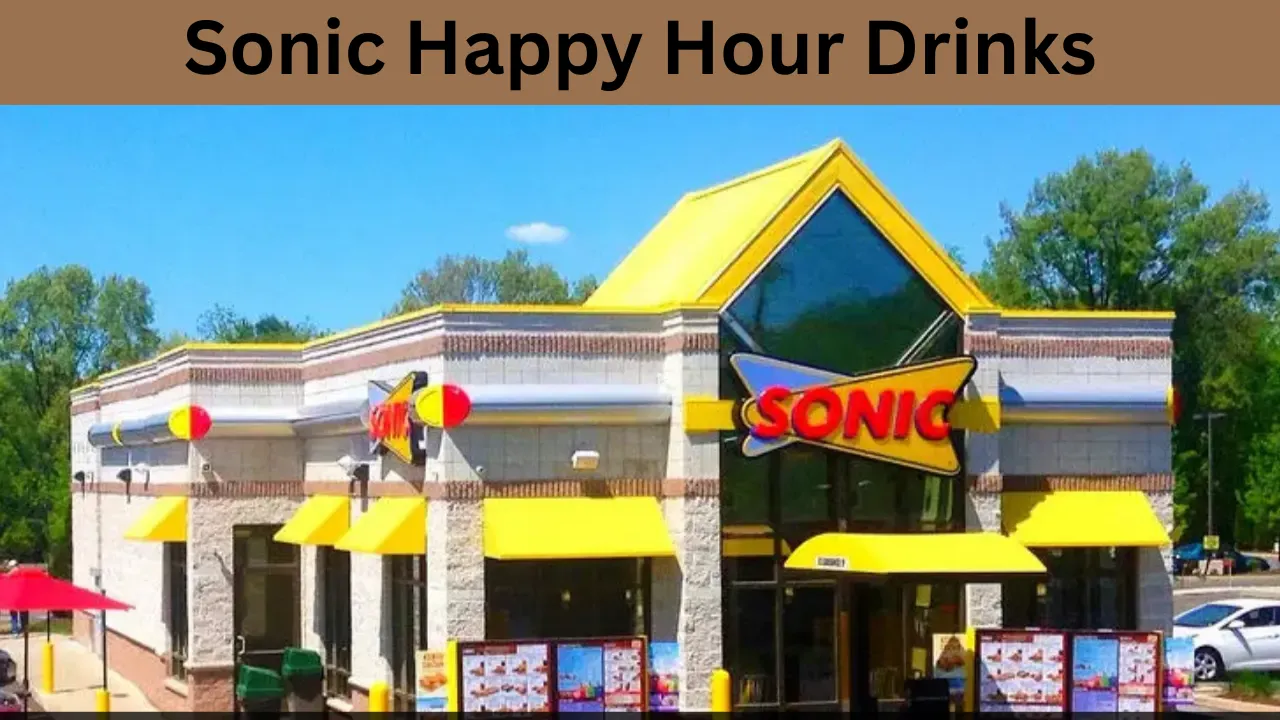 Sonic Happy Hour Drinks