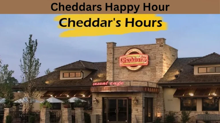 Cheddars Happy Hour