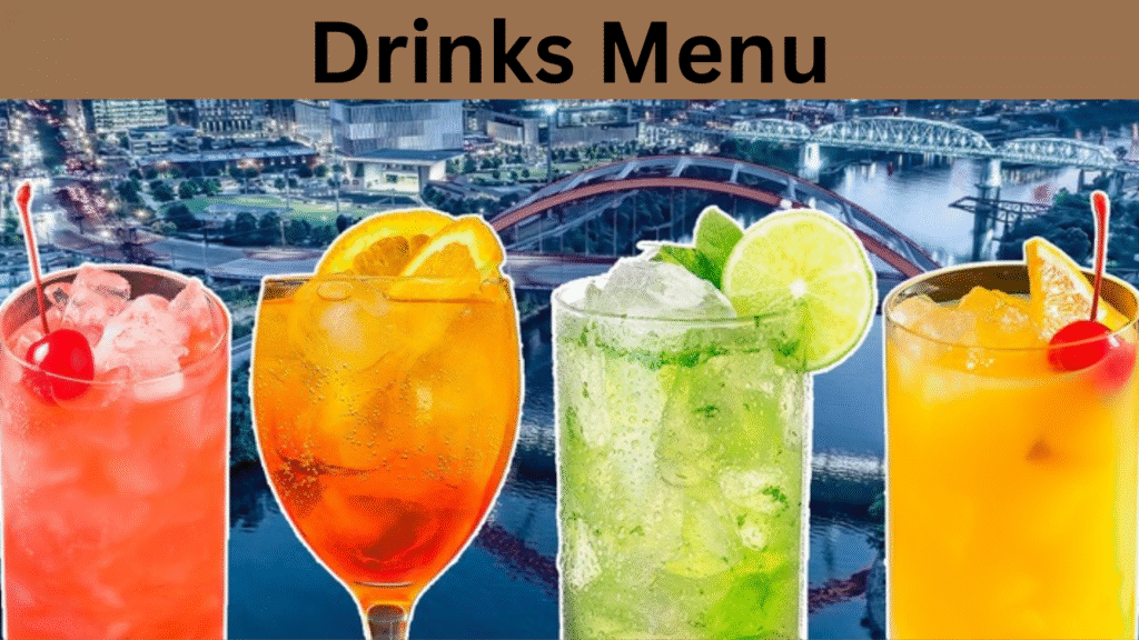 Drinks Menu