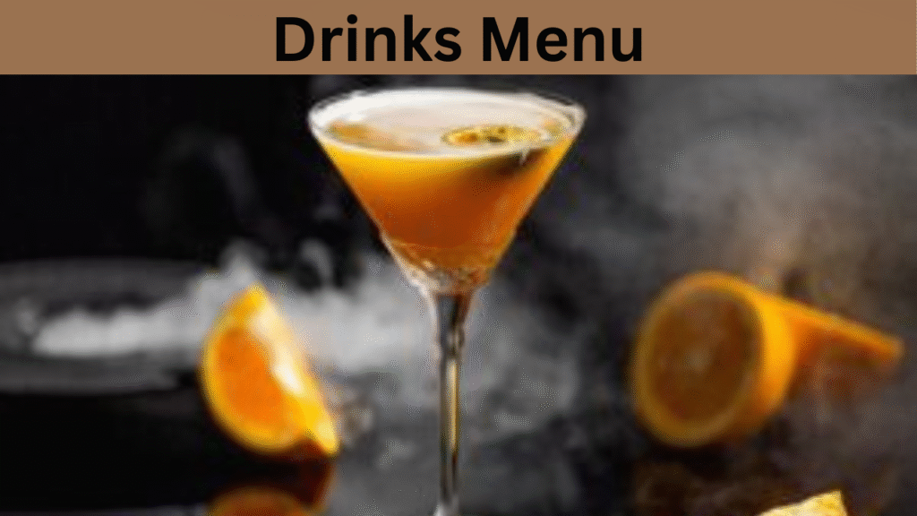 Drinks Menu