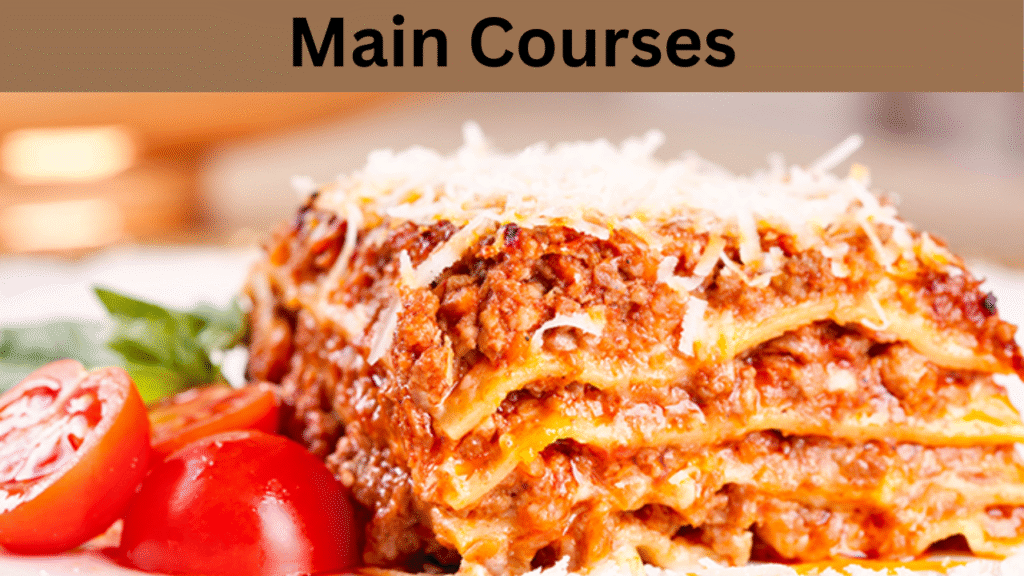 Main Courses