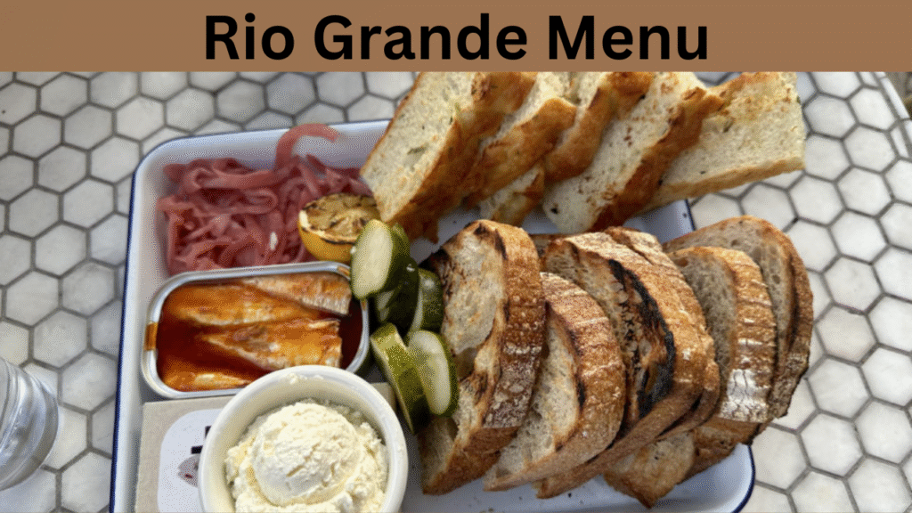 Rio Grande Menu