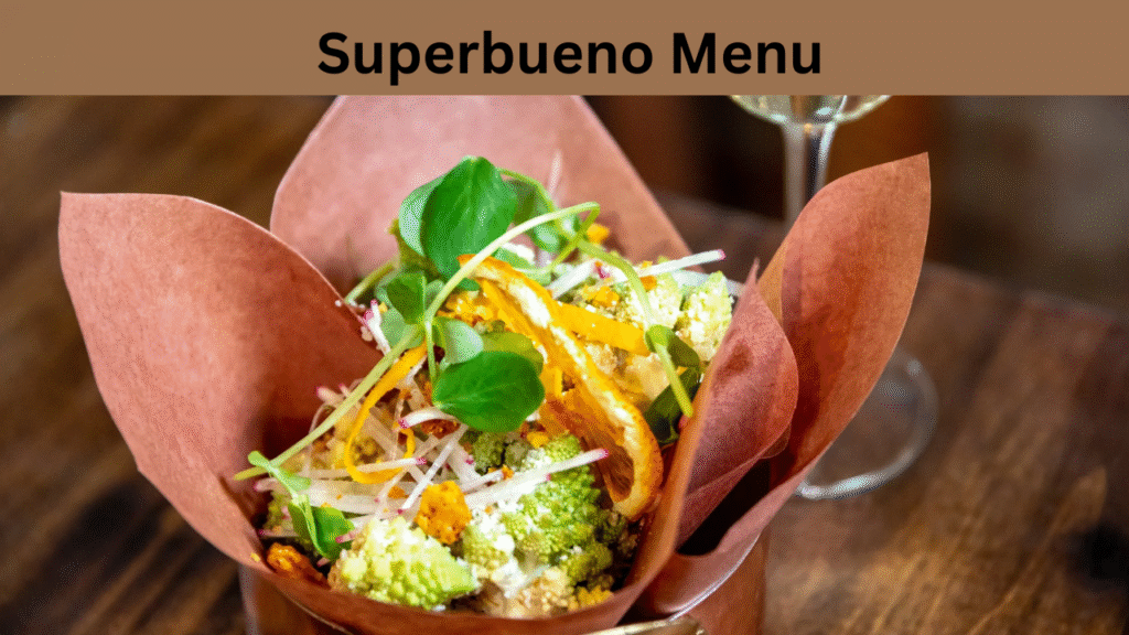 Superbueno Menu