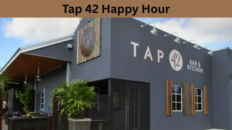 Tap 42 Happy Hour
