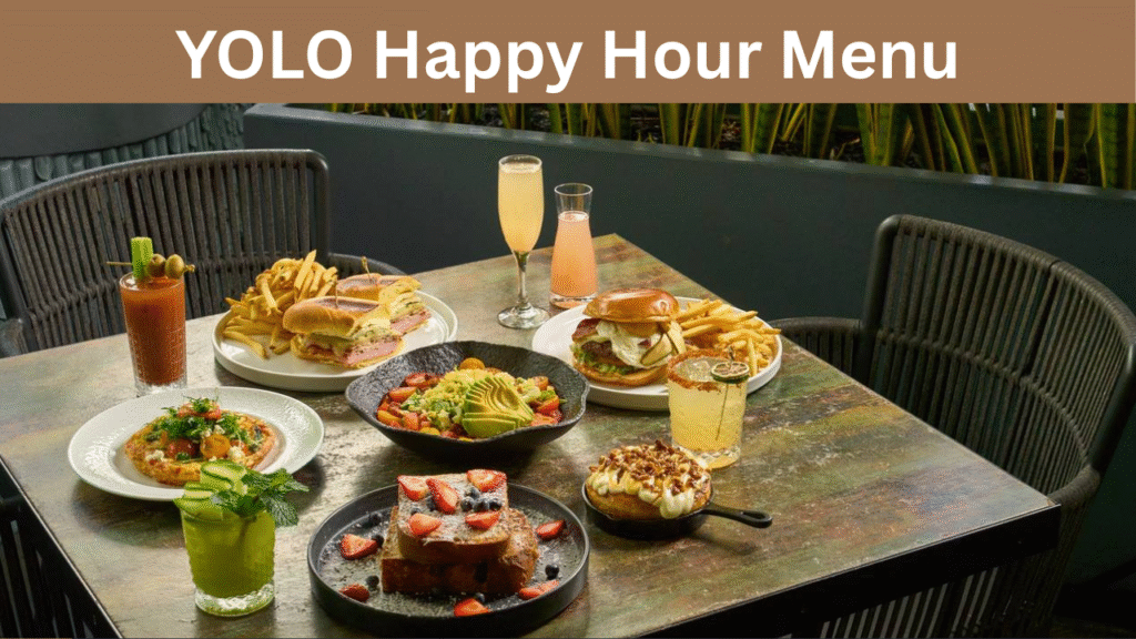 YOLO Happy Hour Menu